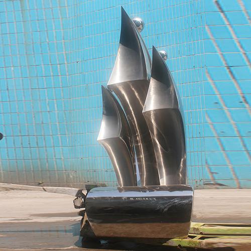 抽象艺术不锈钢雕塑 公园广场城市小区景观雕塑 不锈钢创意.